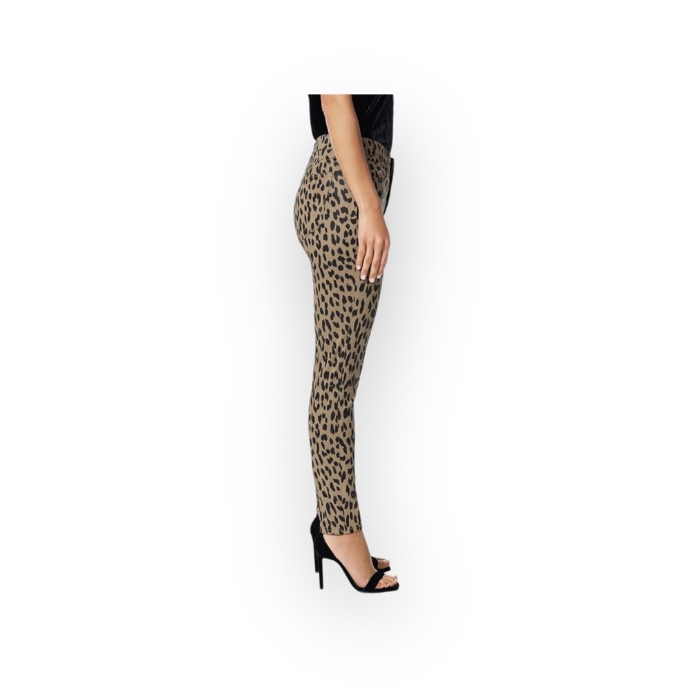 new Joes Jeans ㋛ Charlie Skinny High Waist Stretch Denim Jean ㋛ Tan Cheetah ㋛ 32 - Picture 2 of 16